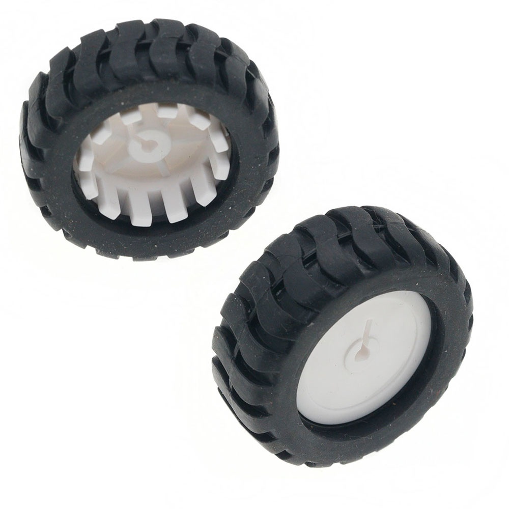 Robot Wheel - D-axis rubber tire Robot Accessories 43MM