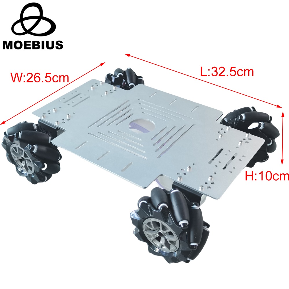 MOEBIUS 26KG Load 4WD Mecanum  - Ros Robot review and price
