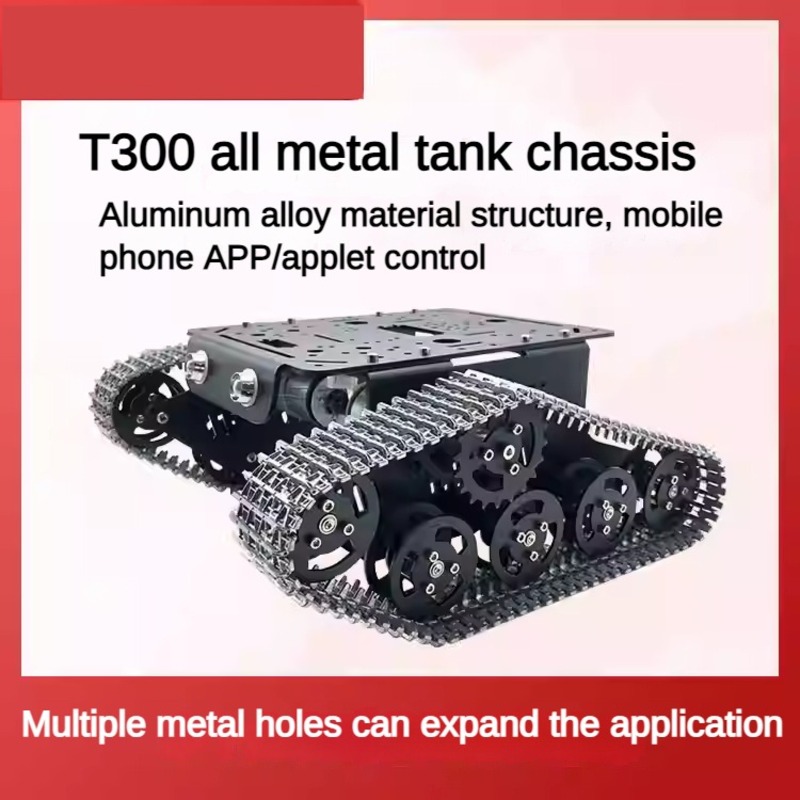 Metal 2WD Tank Chassis with Pl - Tracked Robot Chassis review and price