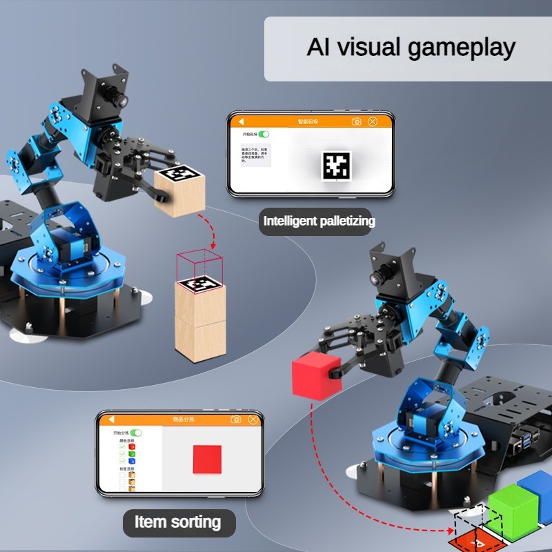 6 Dof Robot Arm with Servo Cla - Ros Robot review and price