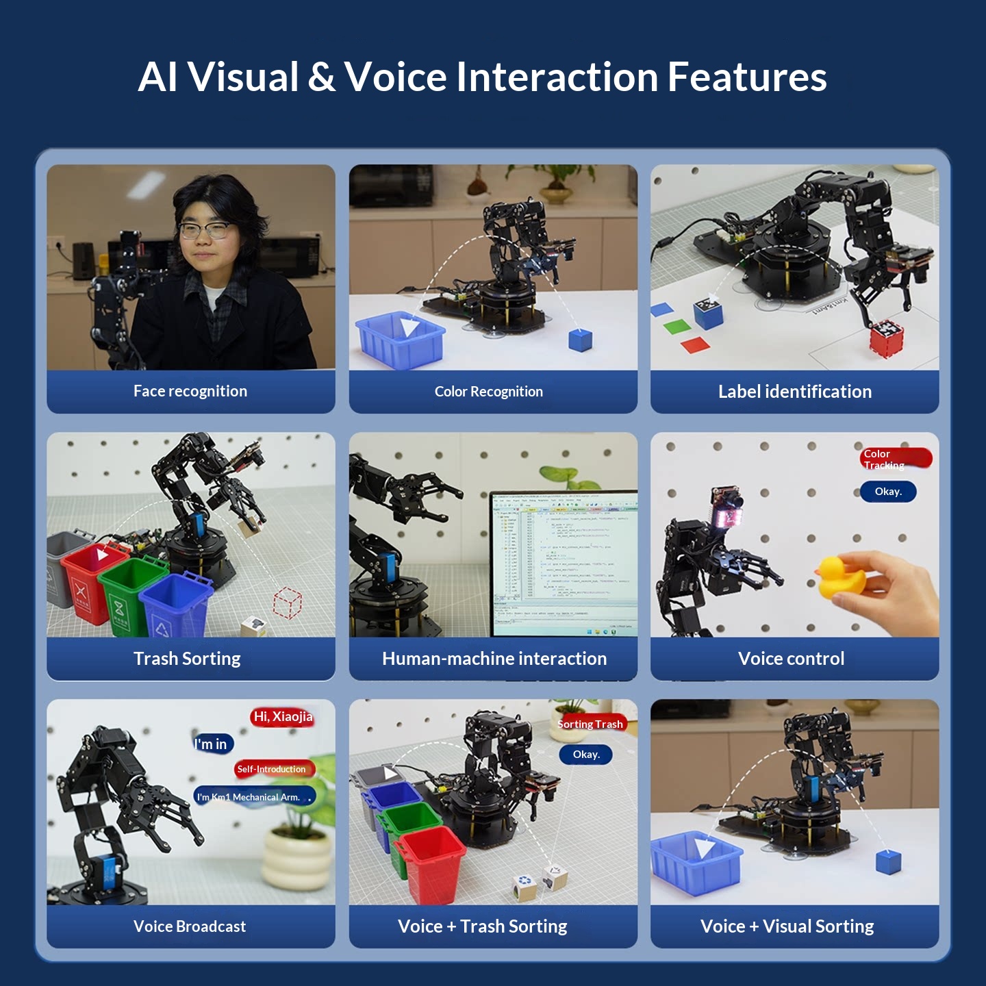 KM1 6‑Axis Open‑Source Robotic - Stm32 Robot review and price