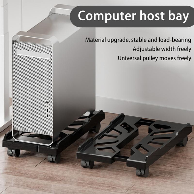 Computer Tower Stand Adjustabl - Caster Wheel review and price
