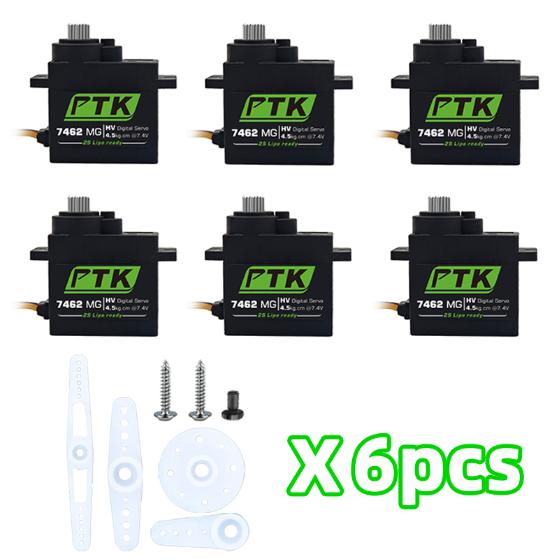 PTK 7462W MG Metal gear 9g mic - Sg90 Servo review and price