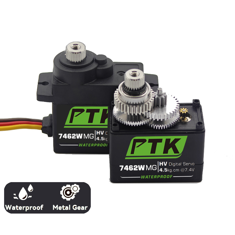 PTK 7462W MG Metal gear 9g mic - Sg90 Servo review and price