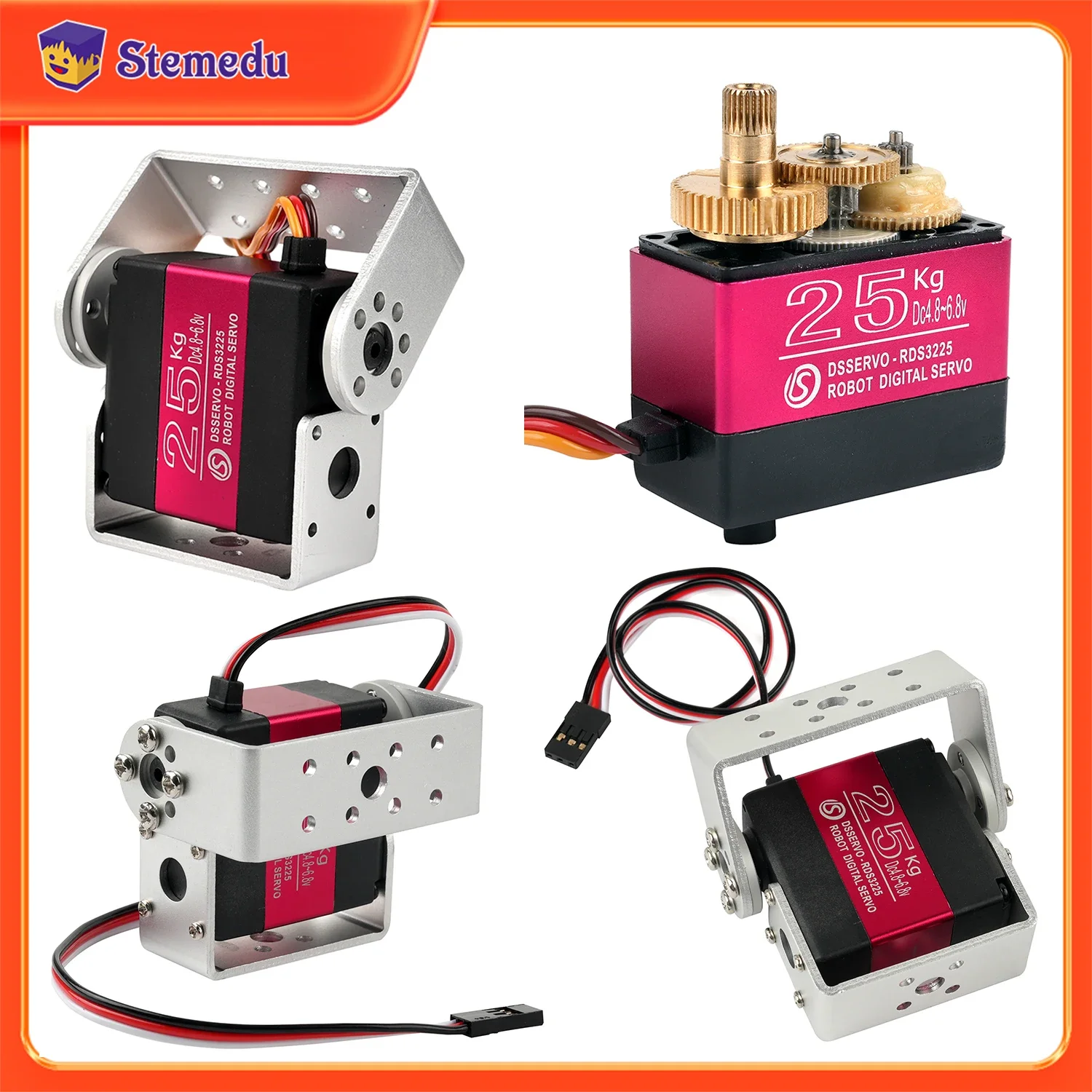 25KG Robot Digital Servo High  - Servo Bracket review and price