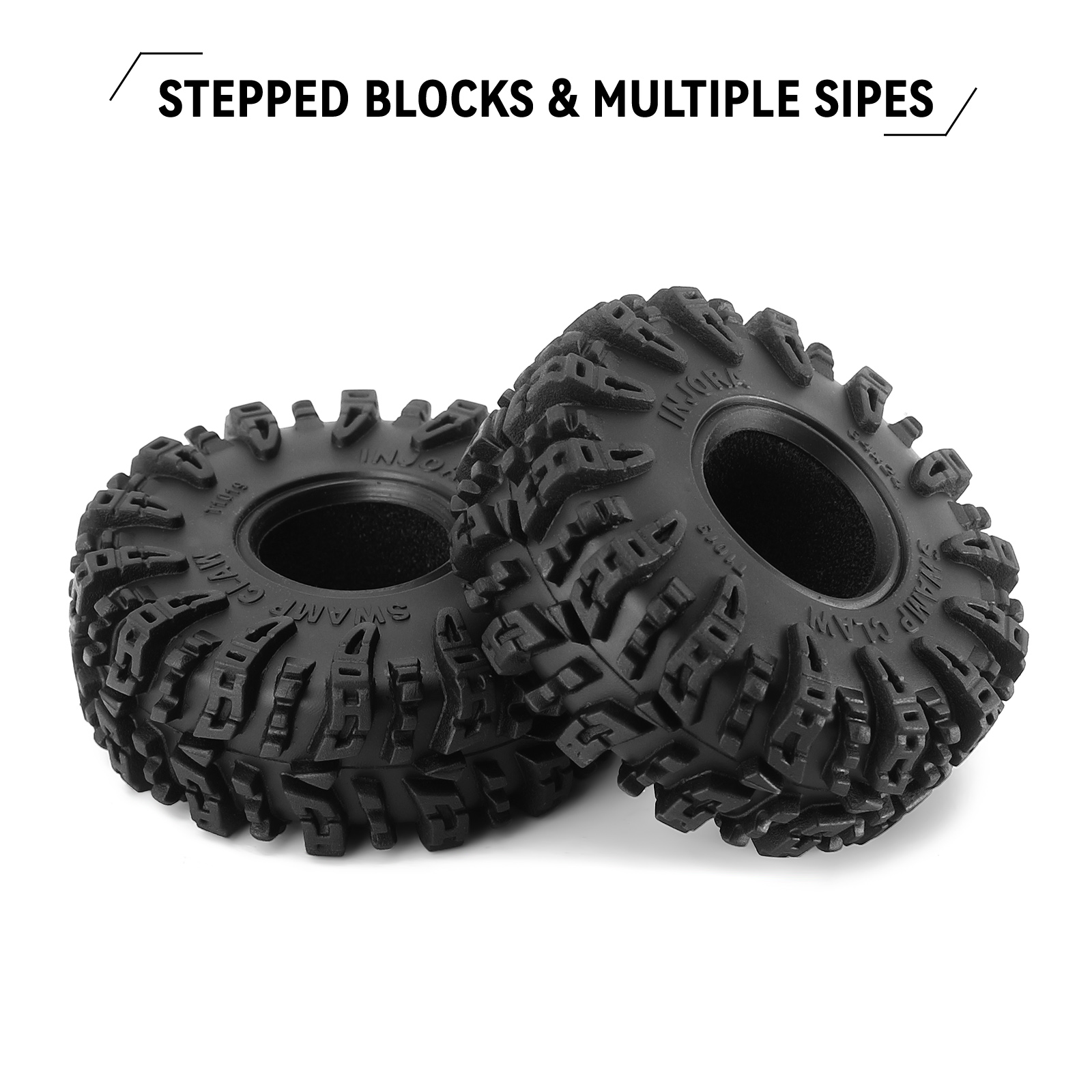 INJORA Swamp Claw 64*24mm S5 M - Omni Wheel review and price