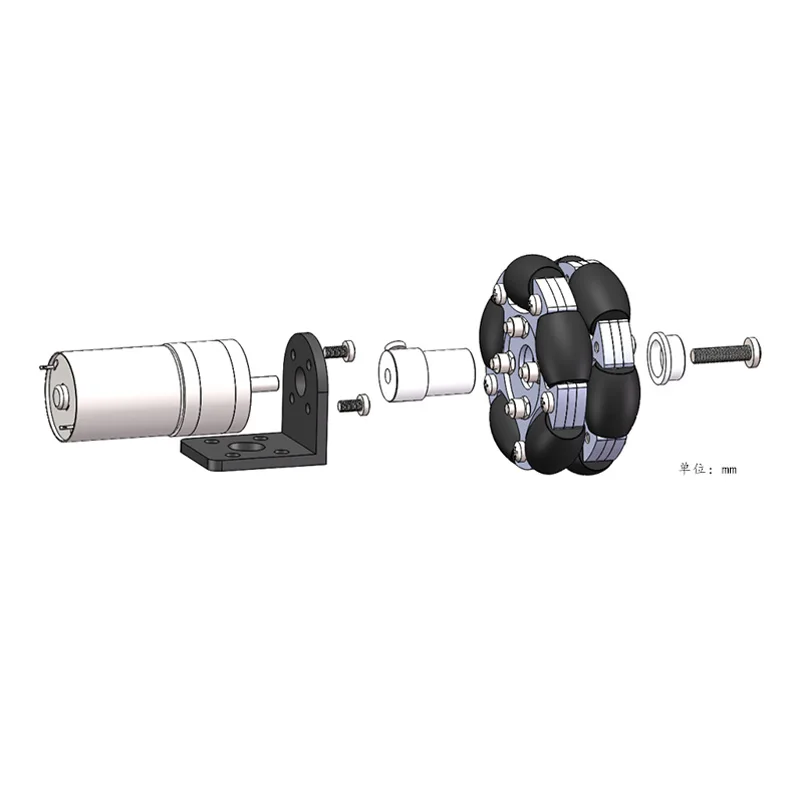 82mm Aluminum Double  Omni-Dir - Omni Wheel review and price